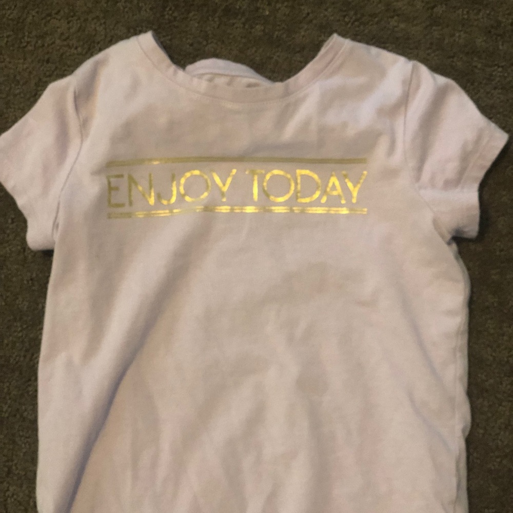 Cat and Jack “Enjoy Today” Short Sleeve T